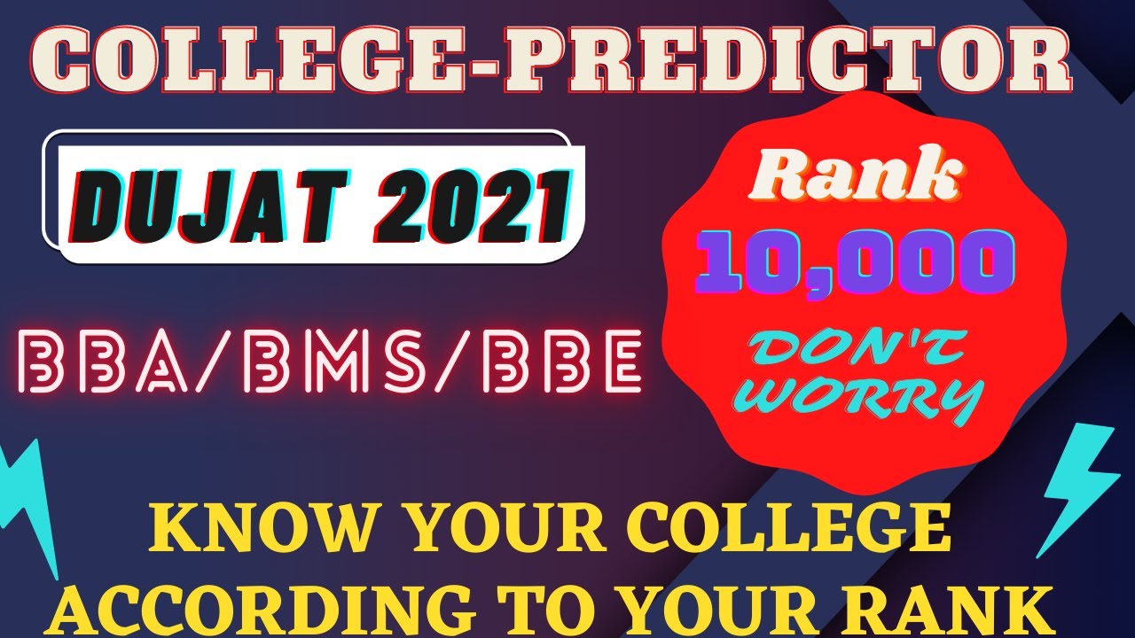 DUJAT 2021 |college-predictor | KNOW YOUR COLLEGE ACC TO YOUR RANK |DU JAT Cutoff | Delhi University