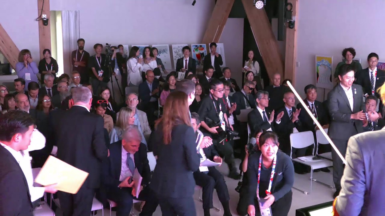 Cerimonia di sottoscrizione Memorandum Prefettura Osaka e Lombardia