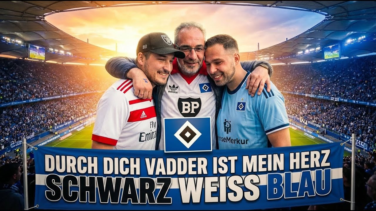 DURCH DICH VADDER 2.0 💙🤍🖤 NUR DER HSV | VaterSohn