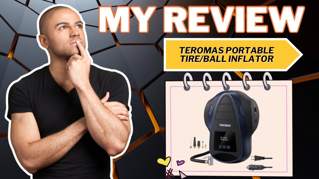 REVIEW: Teromas Tire Air Compressor, Portable DC/AC Air Pump for Car Tires 12V DC, Digital
