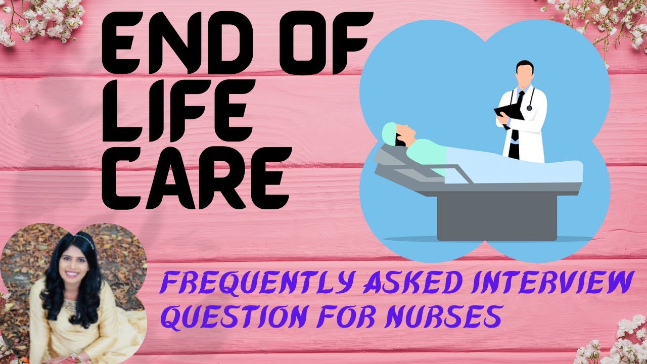 END OF LIFE CARE/Hospital & Nursing home interview question/ English subtitles/ Mr.Miracle