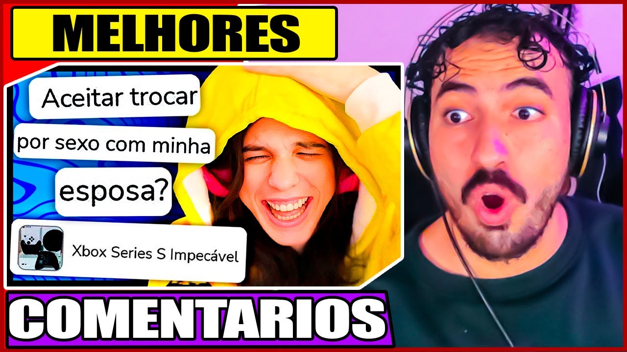 COMENT&Aacute;RIOS SOBRE VIDEOJOGOS! (Ft. Ycro e Scott) | Leozin React