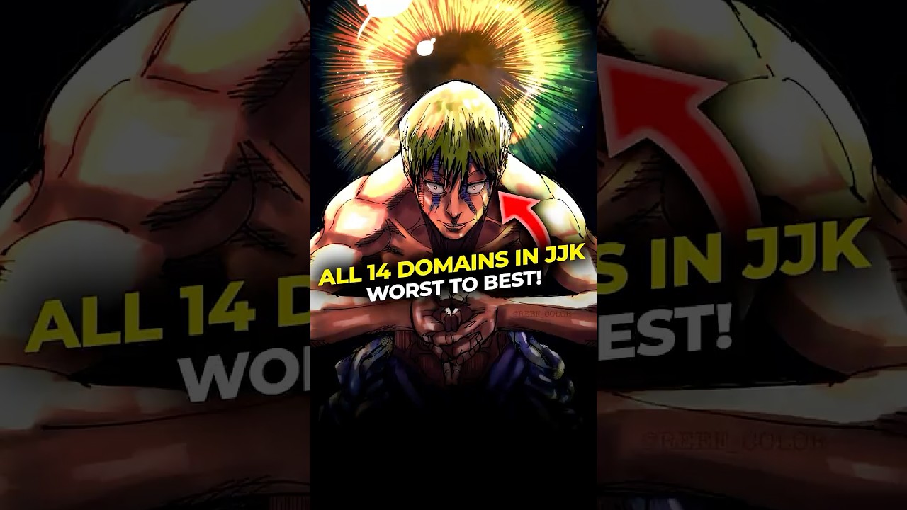 Ranking Every Jujutsu Kaisen Domain From Weakest to Strongest!