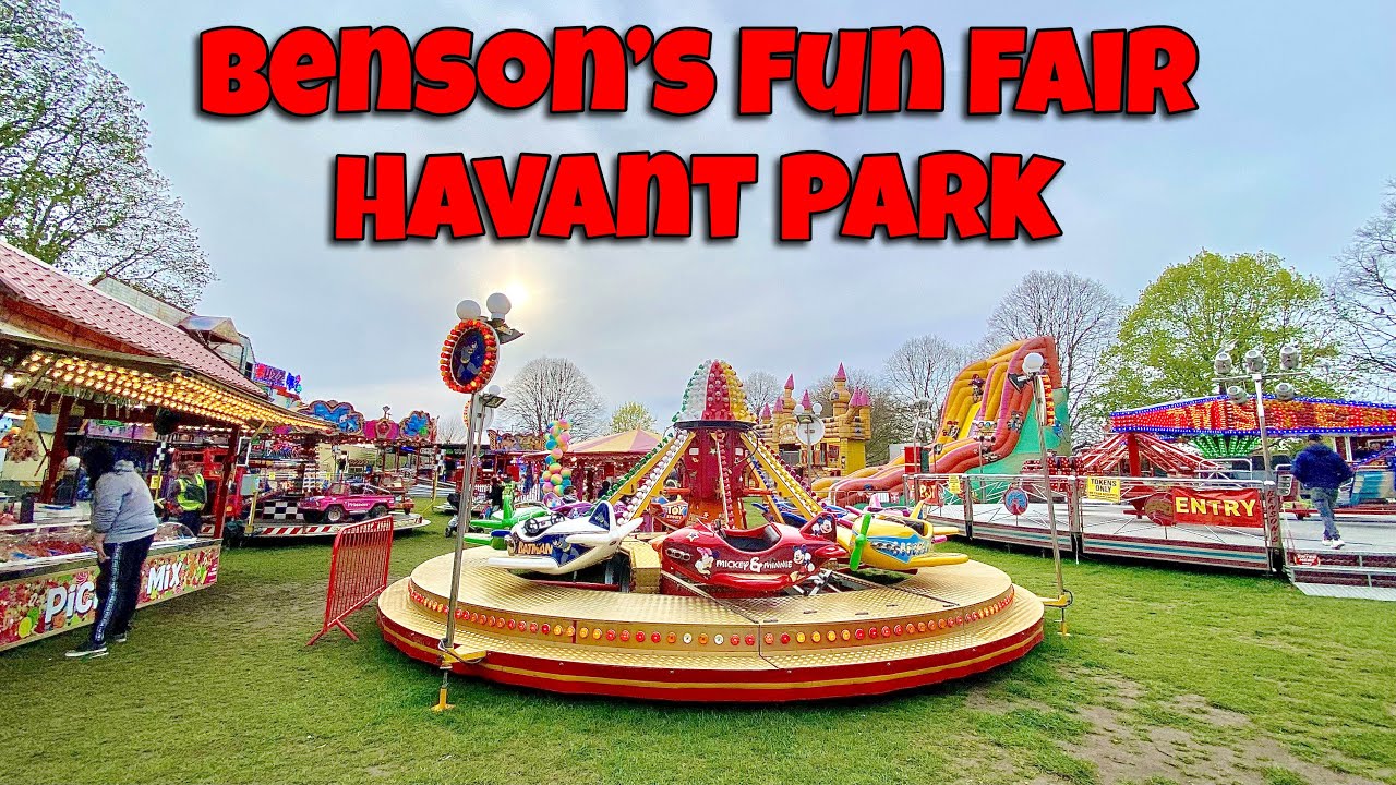 Видеоблог о ярмарке развлечений Бенсона в Хэвант-парке, 10 апреля 2022 г.