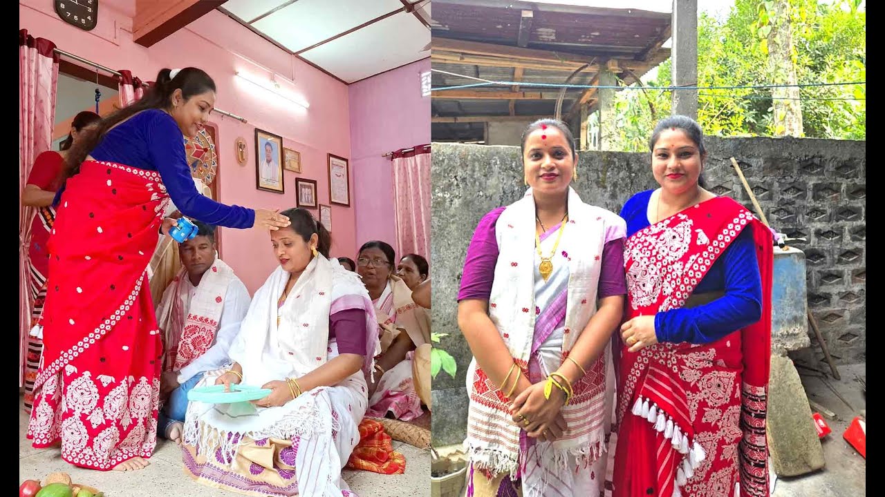 মোৰ সৰু জা কৰিশ্মাৰ পাঁচ মহীয়া জেউৰা দিয়া পৰ্ব // Baby shower of sister-in-law