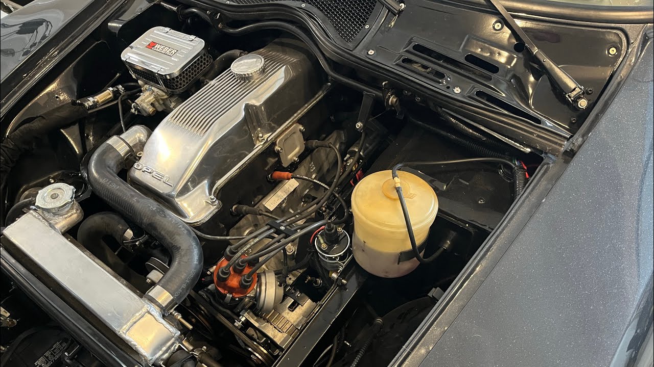 Opel GT 1973 cold start