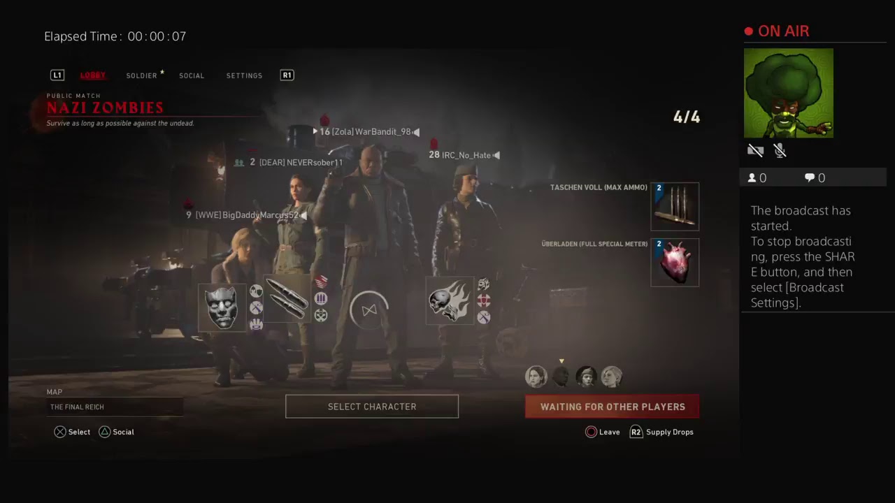 Live CodWII Zomies / 420 Sesh?