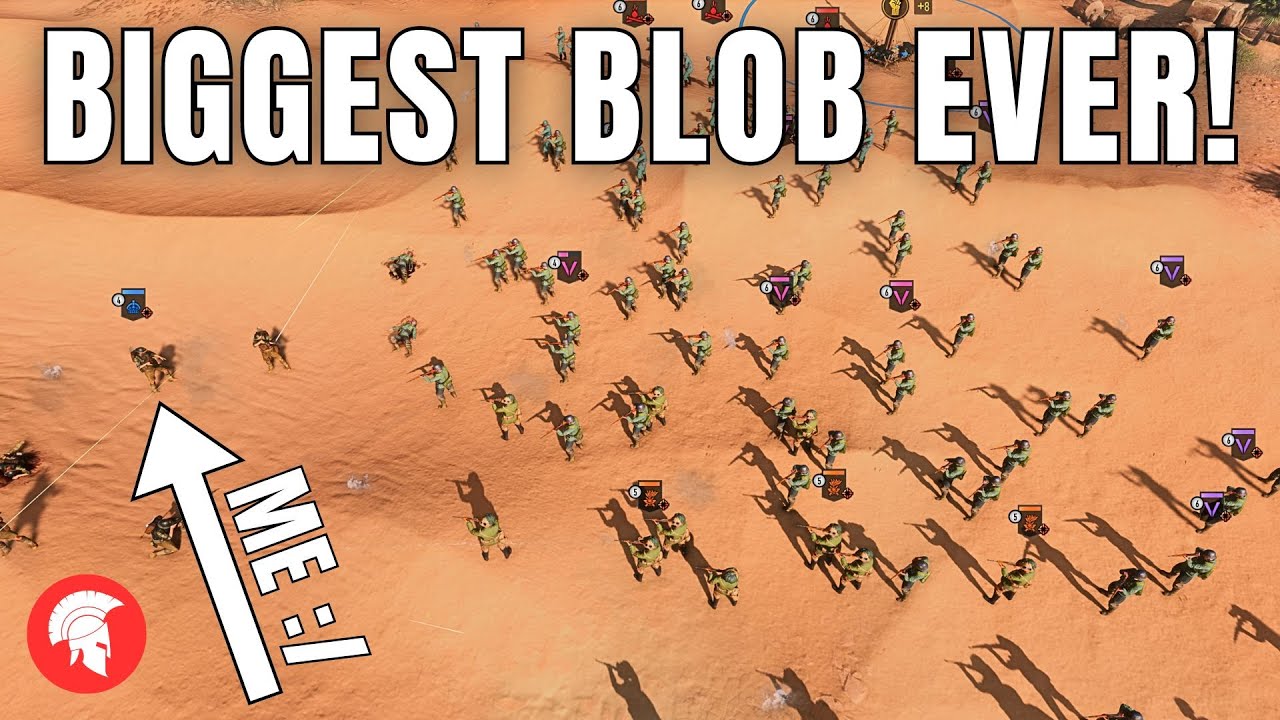Company of Heroes 3 - BIGGEST BLOB EVER - British Forces Gameplay - 4vs4 Multiplayer - No Commentary