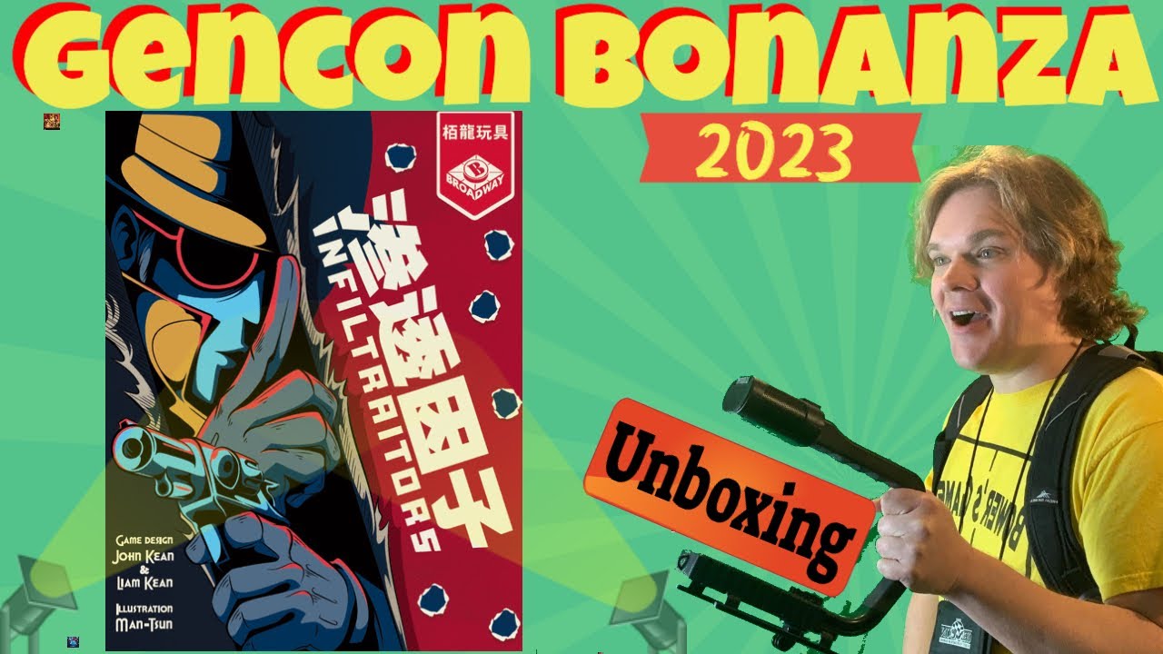 Infiltraitors Gen Con Hot Game Unboxing