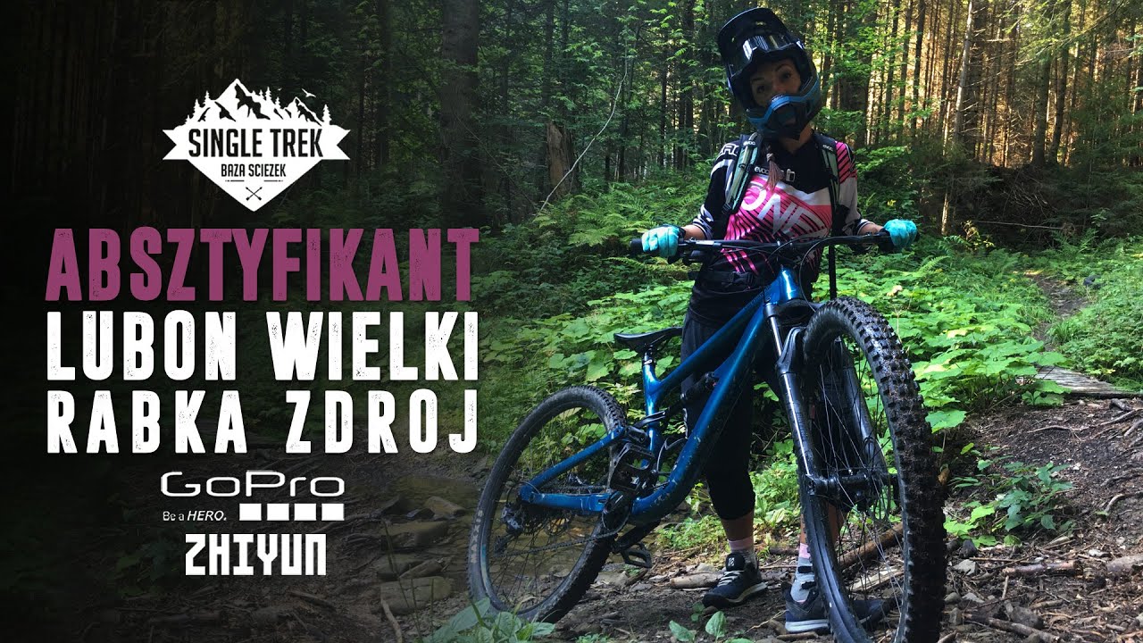 Luboń Wielki - Absztyfikant // Rabka-Zdrój, Beskid Wyspowy  // Trasy, Enduro, MTB, DH