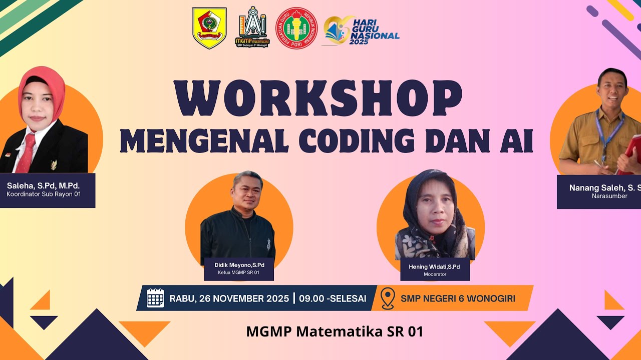 MGMP MATEMATIKA SR 01 MENGENAL CODING DAN AI