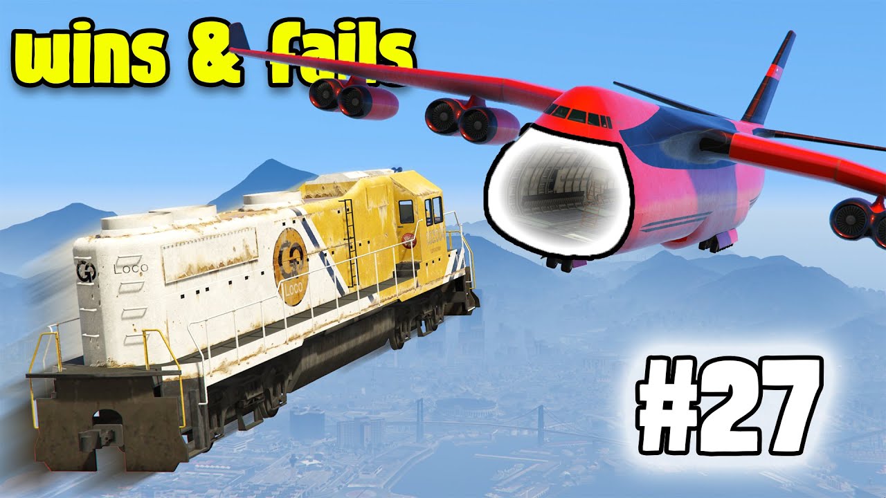 GTA 5 FUNNIEST Fail moments AND EPIC Win Moments in GTA 5 #27
