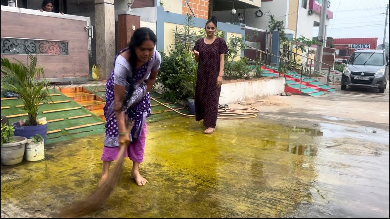 #Vlog అమ్మవాళ్లతో నా ఉదయం కాలీగా అస్సలు ఉండలేరు 🙆🏼‍♀️|బిర్యానీ వండాను|ఊరికీReday|Mornig Routine 