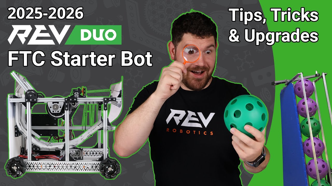 Советы, хитрости и улучшения! 2025-2026 REV DUO FTC Starter Bot