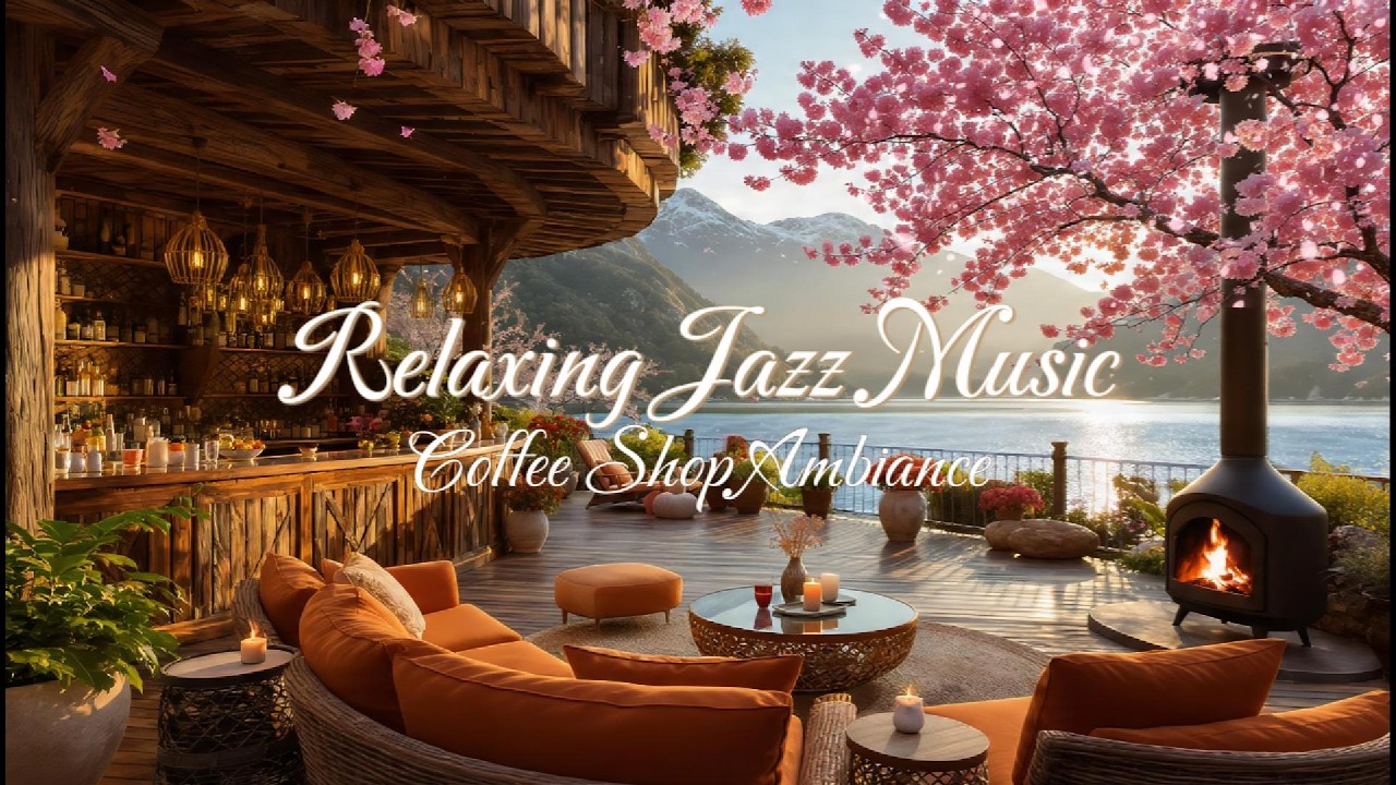 Spring Morning Jazz 🌸 Cozy Porch Ambience with Smooth Jazz Instrumental Music for Relaxing, Studying
