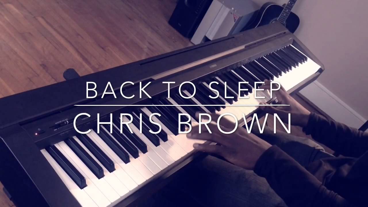 Back to Sleep - Chris Brown Piano Cover HitmanMusiq
