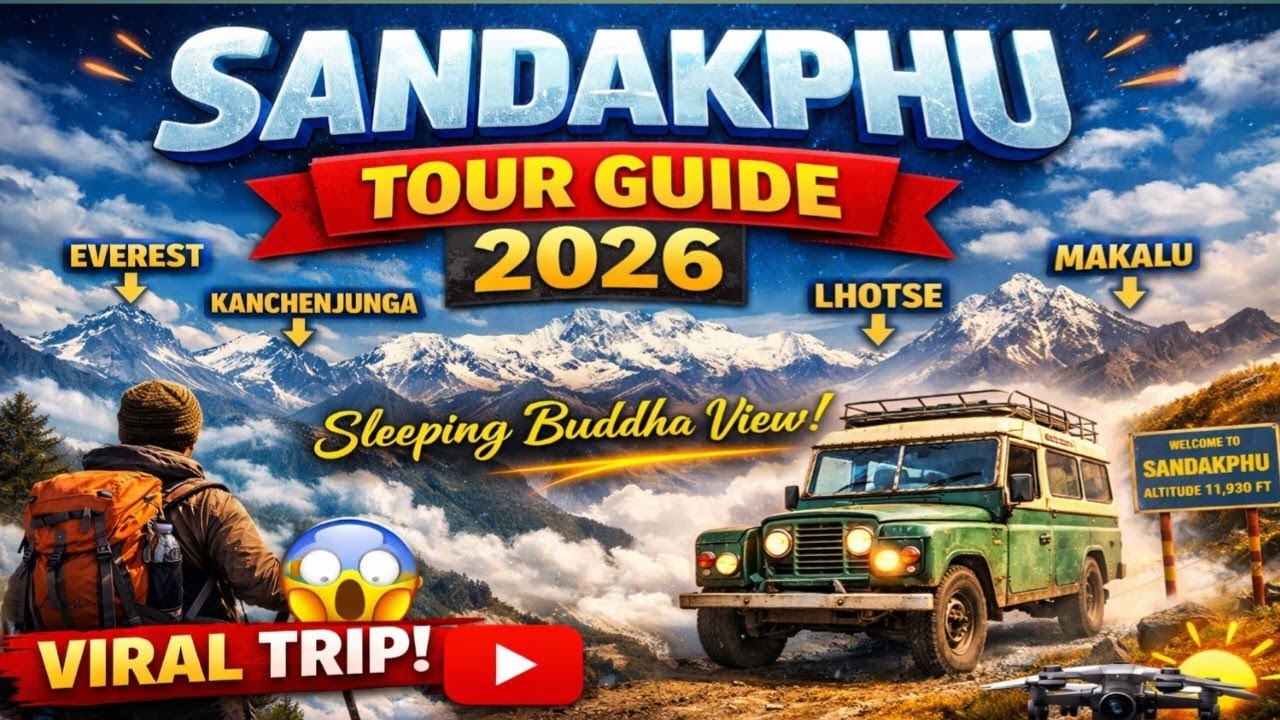  SANDAKPHU TOUR GUIDE 2026।সান্দাকফু। তুমলিং । OFFBEAT NORTH BENGAL @travel with koushik। 