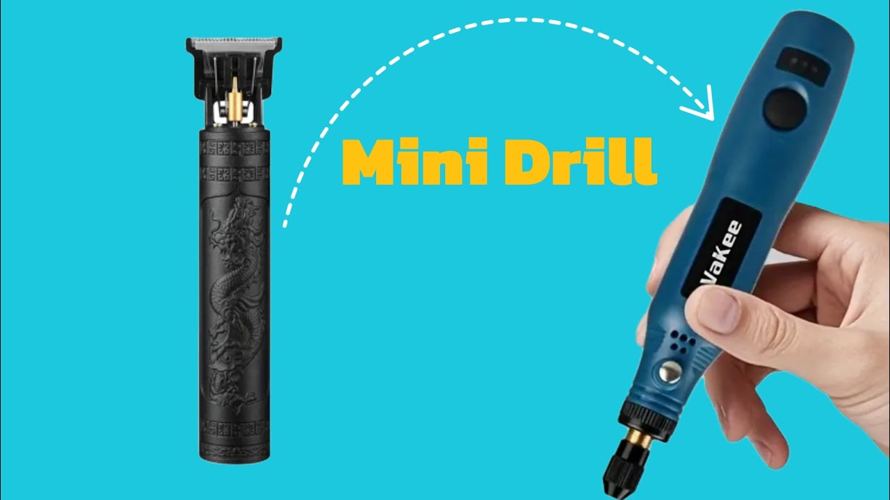 DIY Mini Drill from Hair Clipper ⚡ Easy & Cheap Hack!
