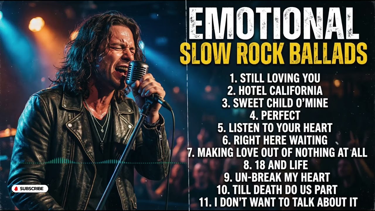 Slow Rock Deep Feelings Playlist | Best Rock Ballads & Emotional Guitar Music
