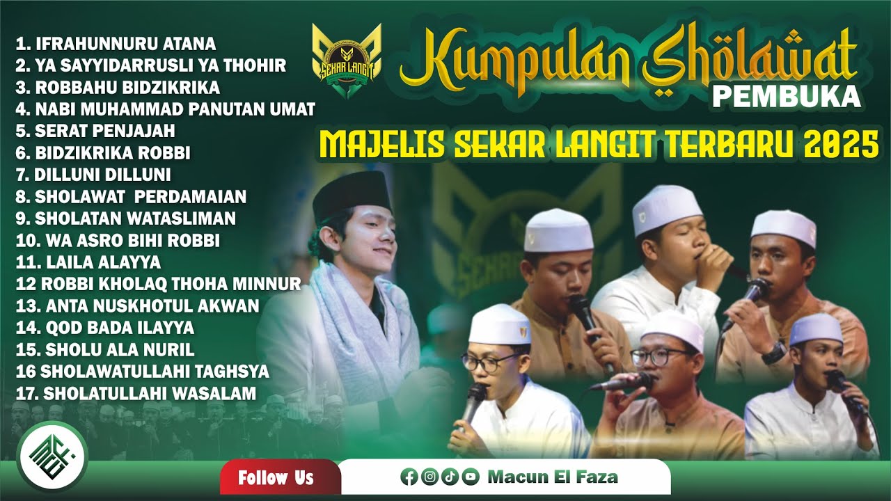 1 JAM NONSTOP!! KUMPULAN  SHOLAWAT PEMBUKA TERBARU 2025 || MAJELIS SEKAR LANGIT