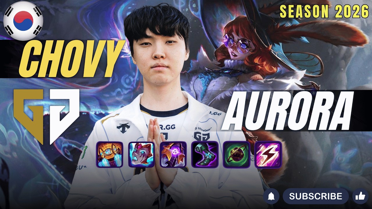 GEN Chovy AURORA vs VLADIMIR Top - Patch 26.5 KR Ranked | lolrec