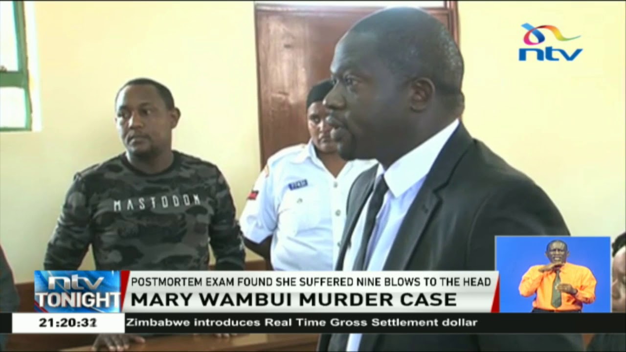 Two suspects to be charged with Mary Wambui's murder