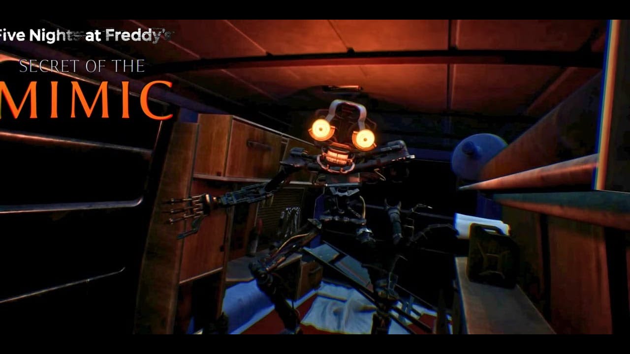FINALMENTE VI A VERDADEIRA FACE DO MIMIC NO FNAF SECRET OF THE MIMIC