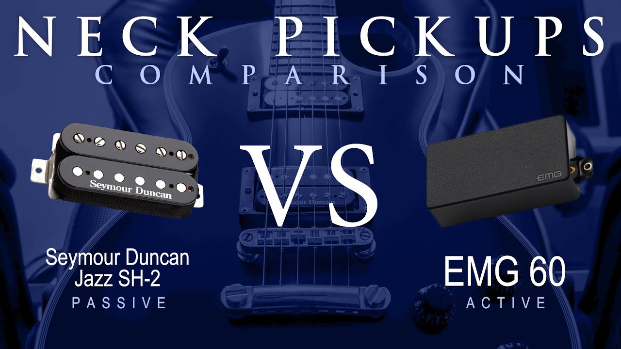 Seymour Duncan JAZZ SH-2 vs EMG 60 - Neck Pickup Guitar Tone Comparison Demo