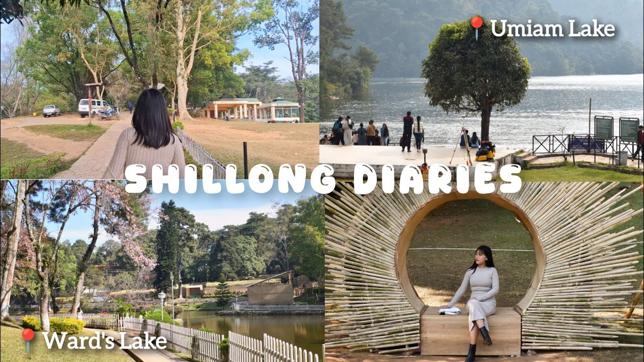 My First Vlog 🤍 | Shillong Diaries 🌿 | Ward’s Lake 🌸 & Umiam Lake 🌊 #shillong #vlog #diaries 