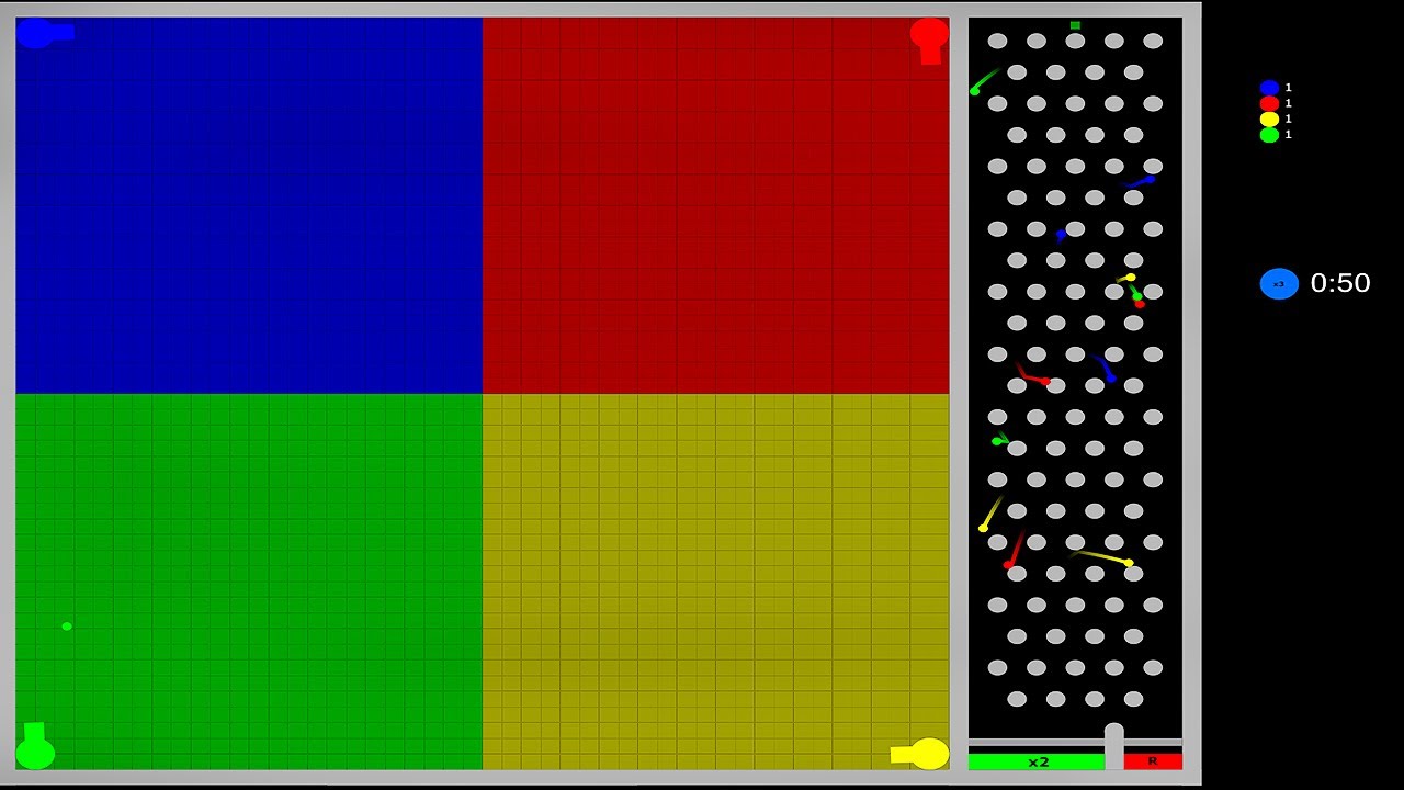 Big Multiply or Release (48x48) - Marble battle in Algodoo - Thc Game Mobile