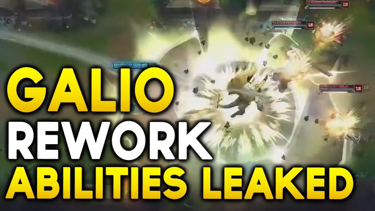 GALIO REWORK ABILITIES LEAKED! IN-GAME GAMEPLAY (League of Legends)