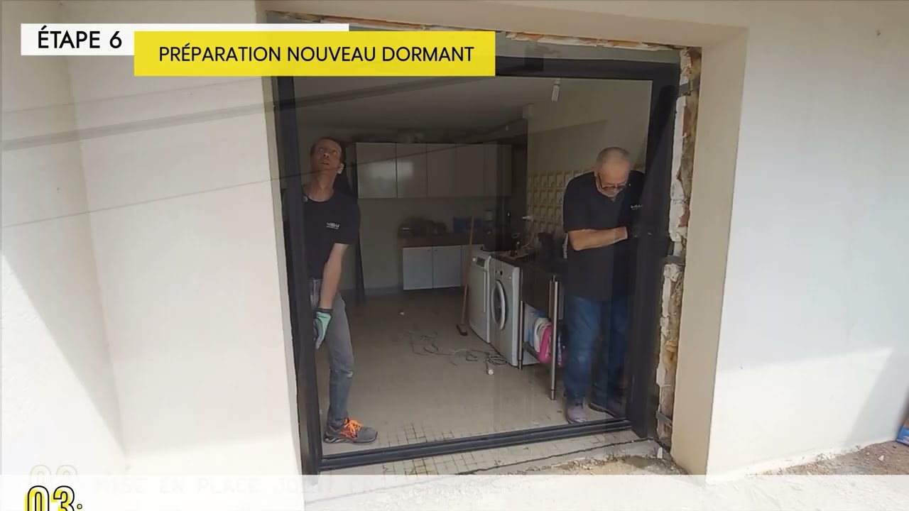 Système de Dépose Totale pour coulissant Aluminium WIBAIE