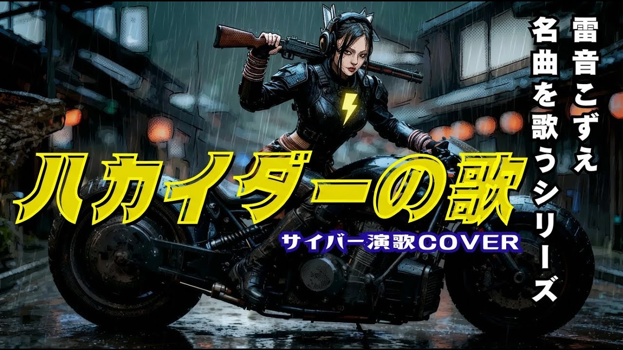 ハカイダーの歌　サイバー演歌カバー　雷音こずえ