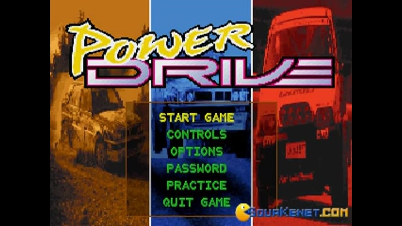 Power Drive gameplay (PC Game, 1994)