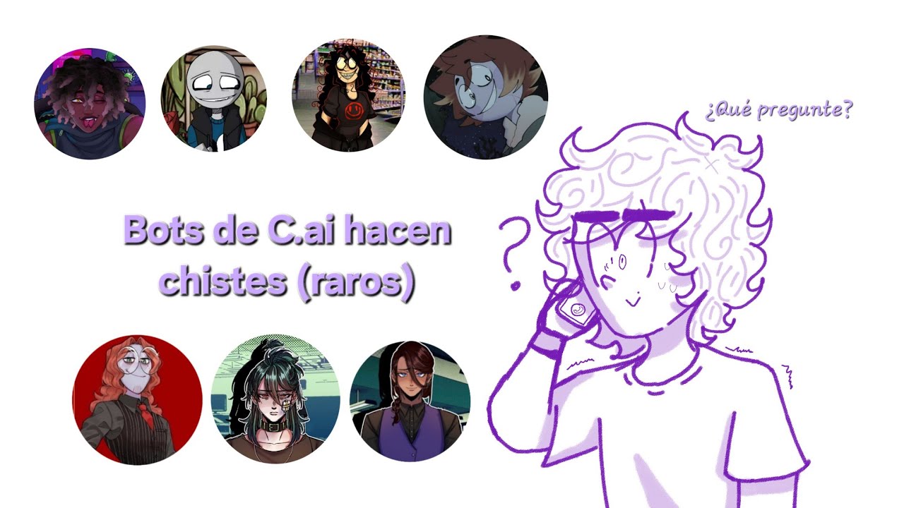 Bots de personajes de de novelas visuales hablan español y cuentan chistes (malos) // Character Ai