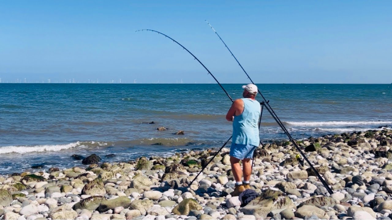 FISHING a STUNNING North Wales BEACH