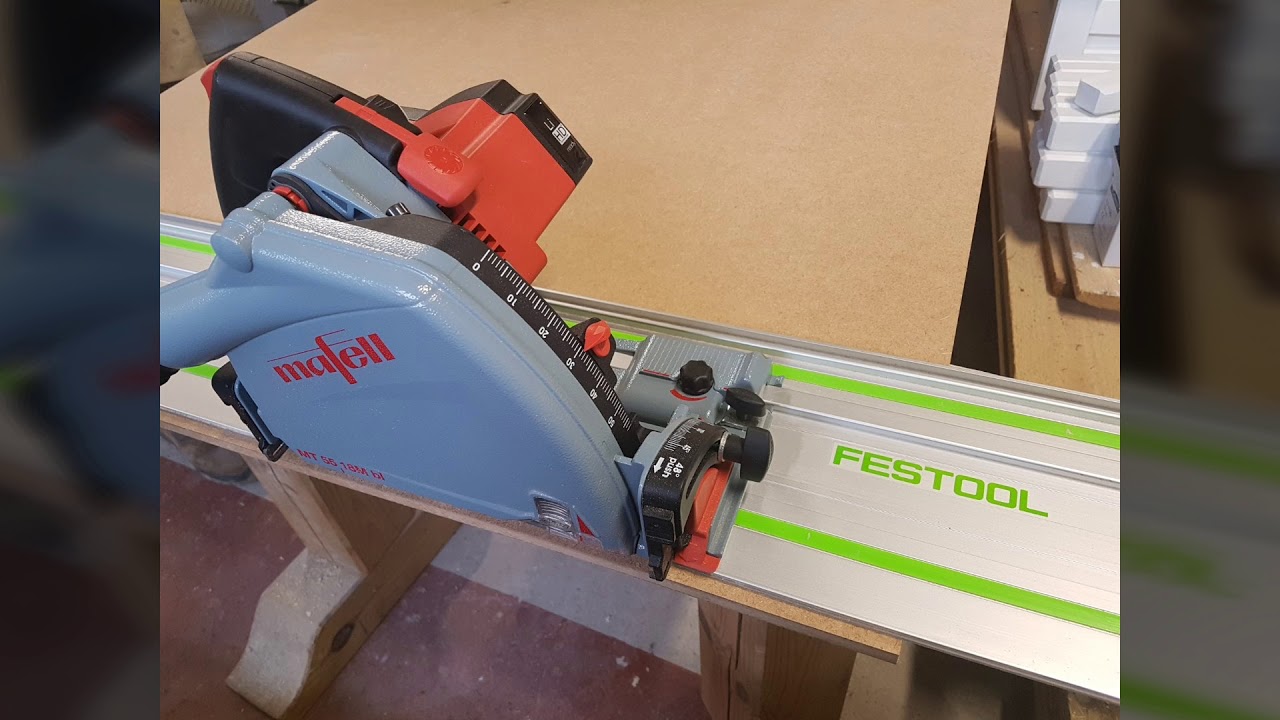 Mafell MT 55 on Festool Guide Rail