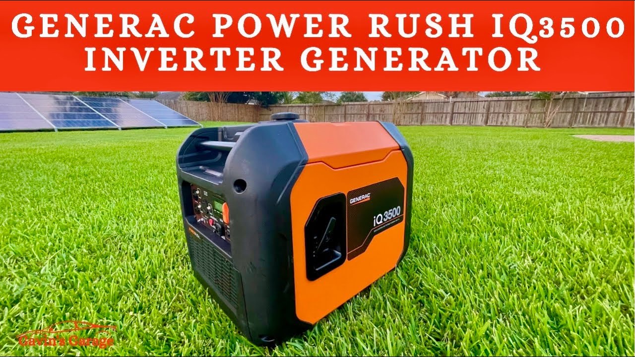 Обзор и тест портативного инверторного генератора Generac IQ3500 Power Rush / СУПЕР ТИХИЙ