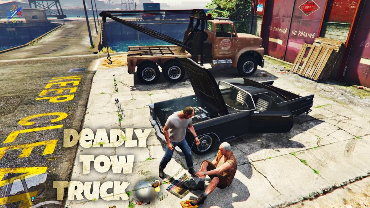 GTA 5 Ka Sabse Smart Mission 😎 Blitz Play Tow Truck Scene 🚛💥