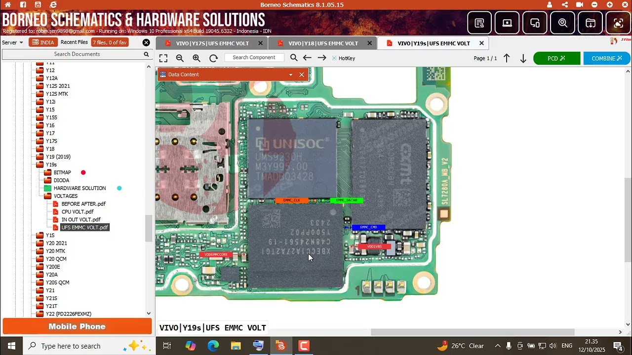 VIVO Y19S ISP PINOUT