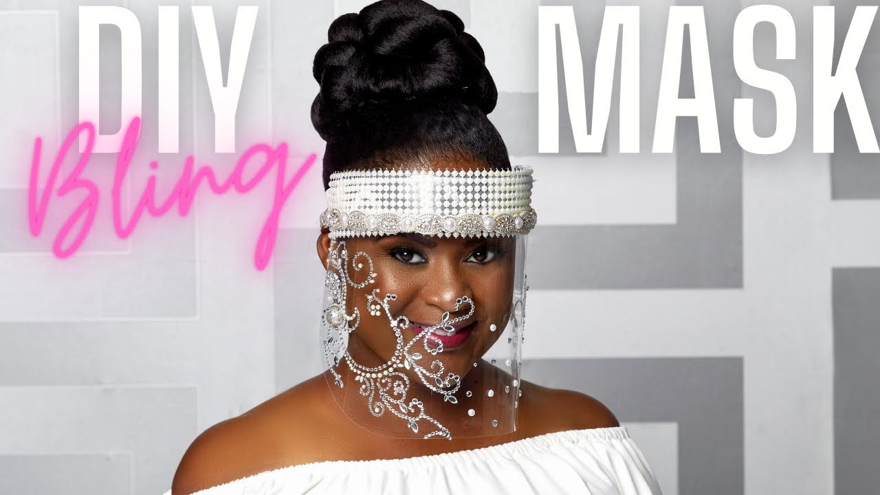 WEDDING PLANNING DURING A PANDEMIC | DIY BLING FACE SHIELD