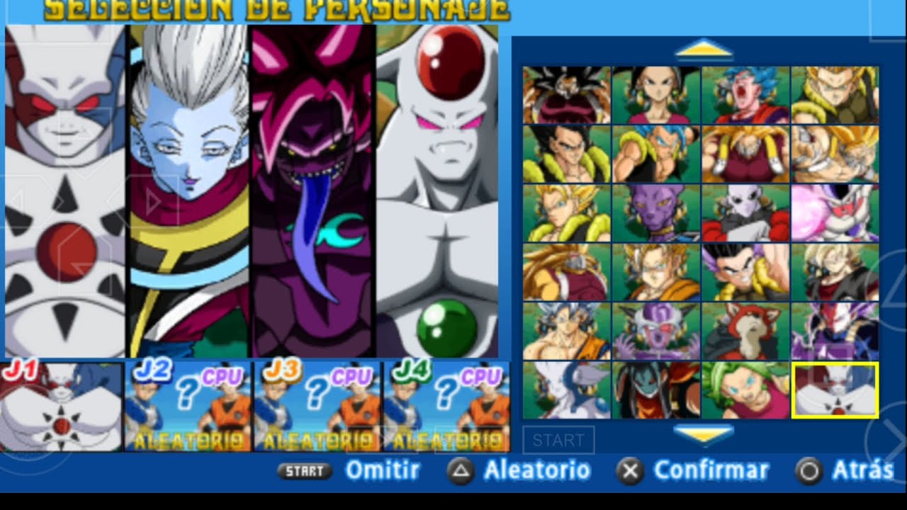 DESCARGA ISO DOWNLOAD DE DBZ TTT SUPER HEROES PARA ANDROID MOBILE PPSSPP 
