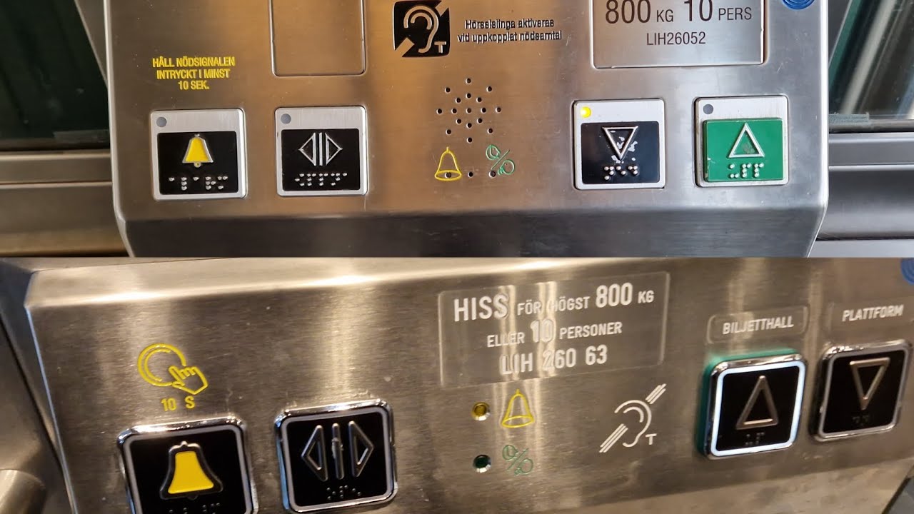 SMW & Schindler elevators @ Liljeholmen, Subway, Station, Stockholm, Sweden