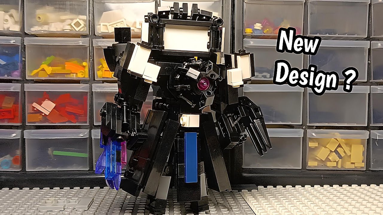 Lego titan tv man upgrade | skibidi multiverse | tutorial