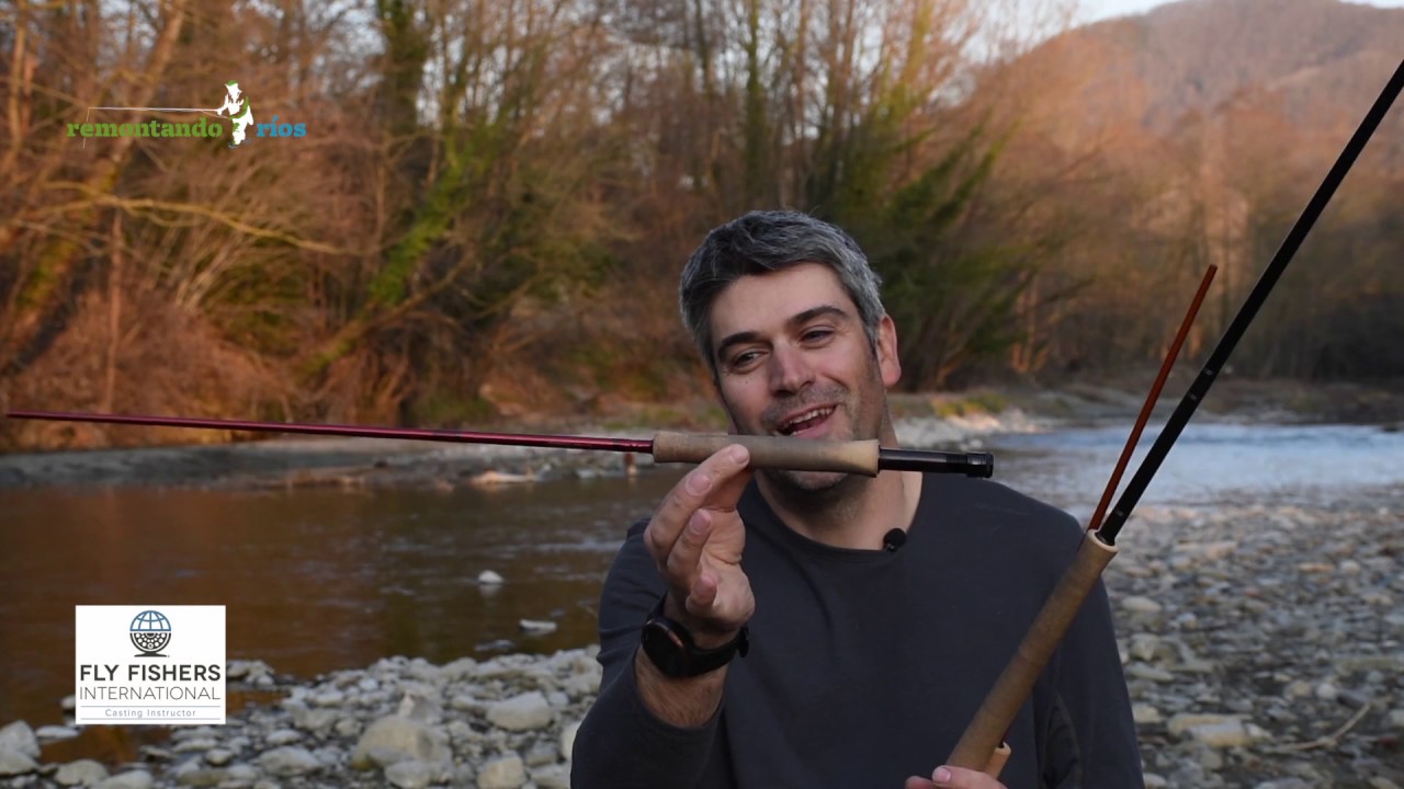 Parte 1 aprendiendo sobre las cañas de pesca a mosca
