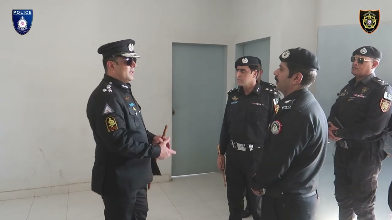 DIG S&ESD Dr. Maqsood Ahmed, conducted a visit to the SSU Chowkandi Headquarters | Security Division
