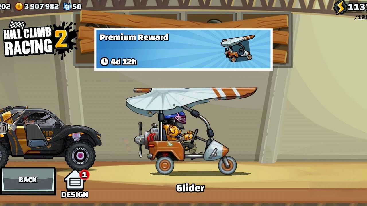 😱NEW VEHICLE GLIDER !! IN - Hill Climb Racing 2