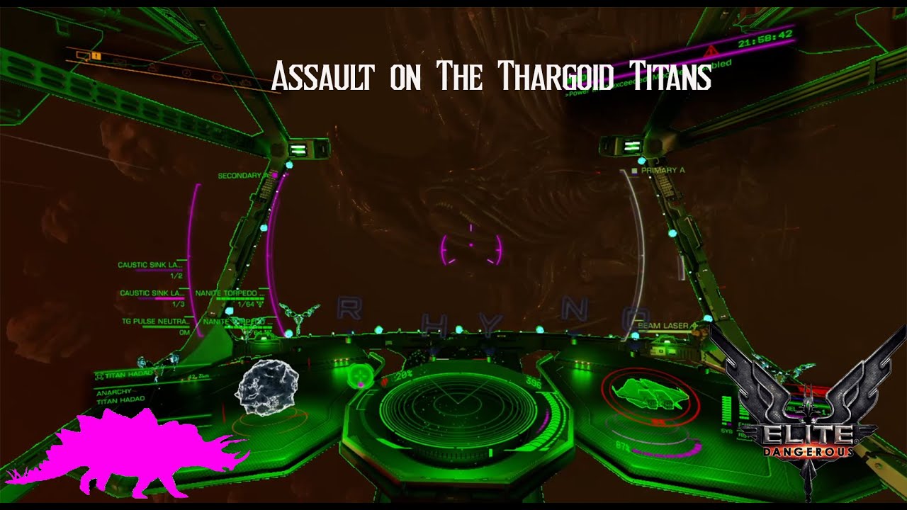 Elite Dangerous- How to Assault Thargoid Titan (Titan Hadad)