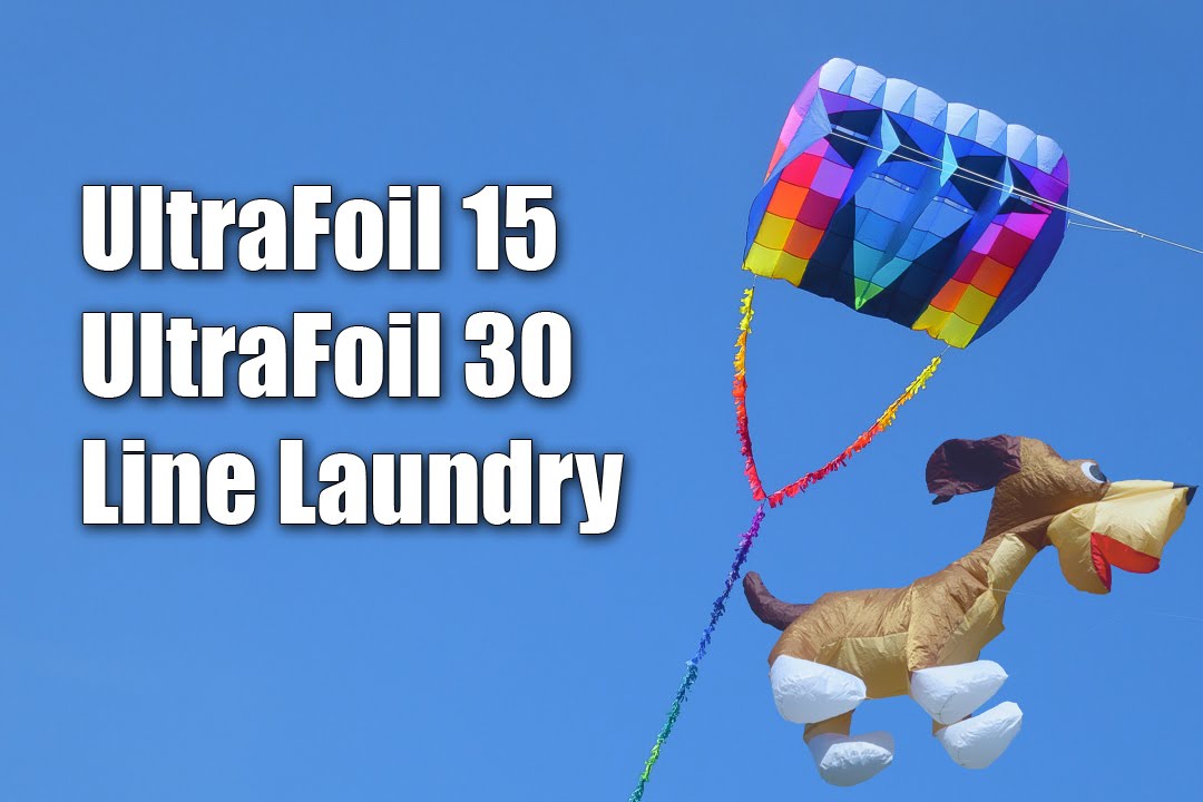 Ultrafoil 15 and UltraFoil 30 kites + line laundry (Henry, Squid, Nemo)