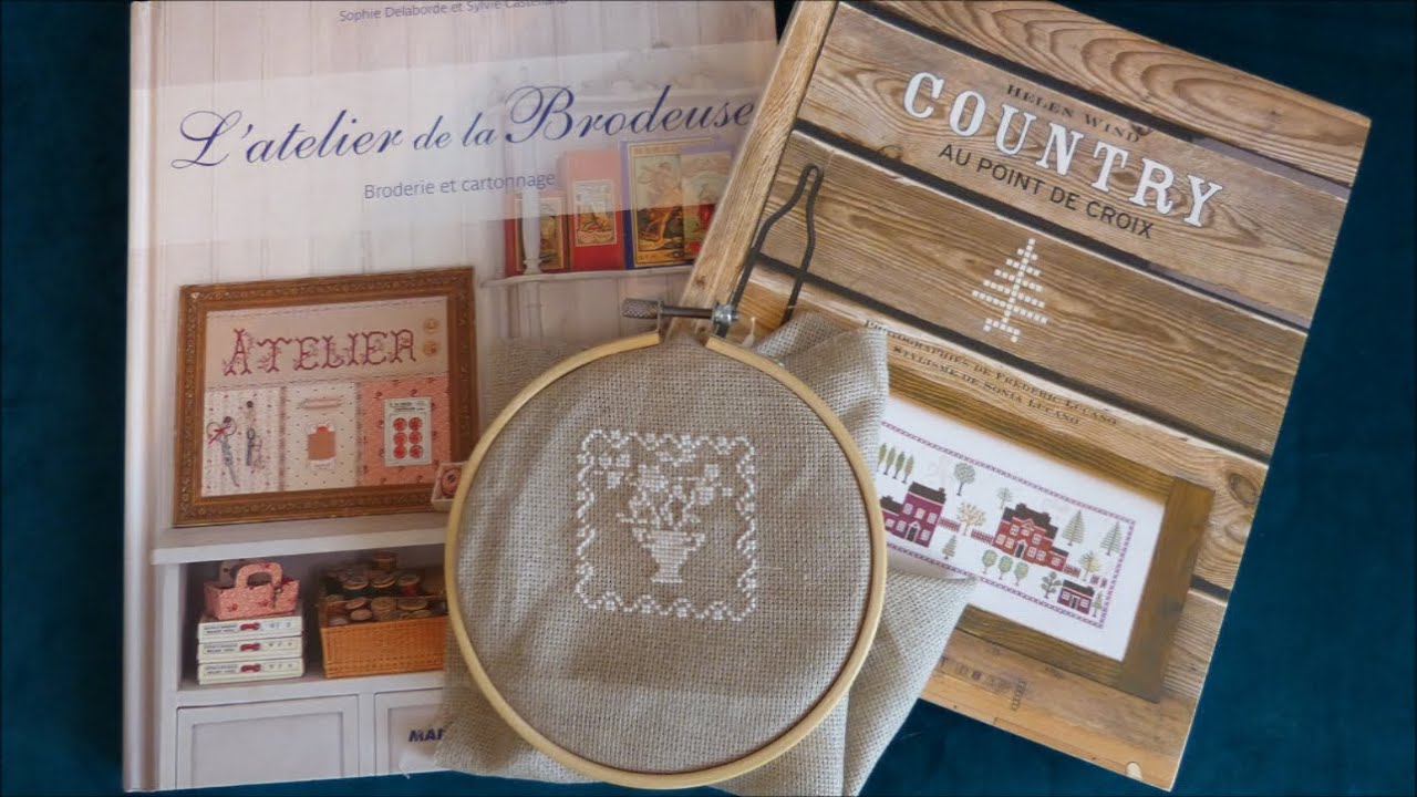 Flosstube #2 - Avancée de mes petites broderies, achats livres et découverte crochet !
